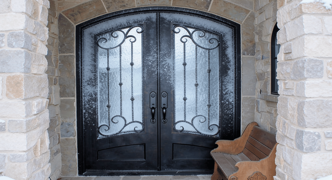 winter thermal break iron doors