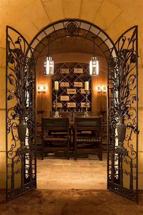 win cellar iron door